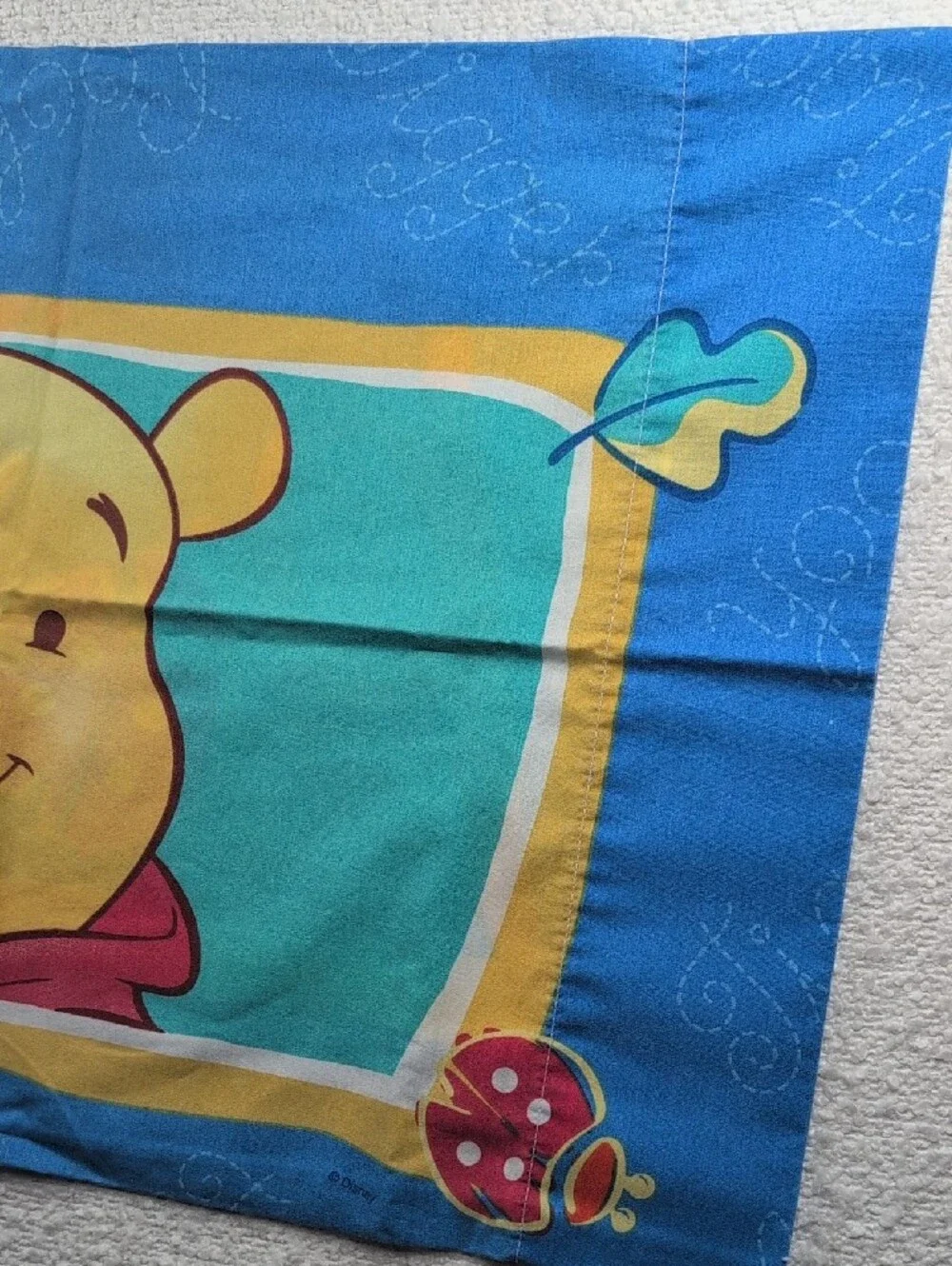 Classic Winnnie The Pooh SINGLE pillow Case Crafting Fabric